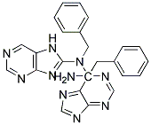 6-BENZYLAMINOPURINE, [N(6)-BENZYLADENINE] Struktur