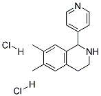 6,7-DIMETHYL-1-(4-PYRIDYL)-1,2,3,4-TETRAHYDRO-ISOQUINOLINE DIHYDROCHLORIDE Struktur