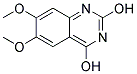 6,7-DIMETHOXY-2,4-DIHYDROXYQUINAZOLINE Struktur