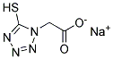 5-MERCAPTO-TETRAZOLYL-ACETIC-ACID MONOSODIUM SALT Struktur