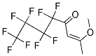 5,5,6,6,7,7,8,8,8-NONAFLUORO-2-METHOXYOCT-2-ENE-4-ONE Struktur