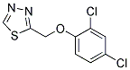 5-(2,4-DICHLORO-PHENOXYMETHYL)-[1,3,4]THIADIAZOL- Struktur