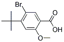 4-TERT-BUTYL-5-BROMO-2-METHOXYBENZOIC ACID Struktur