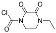 4-ETHYL-PIPERAZINE-2,3-DIONE-1-CARBONYLCHLORIDE Struktur