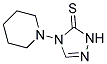 4,5-DIHYDRO-4-(N-PIPERIDINO)-1,2,4-TRIAZOL-5(1H)-THIONE Struktur