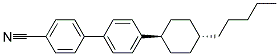 4-(TRANS-4-PENTYLCYCLOHEXYL)-4'-CYANOBIPHENYL Struktur