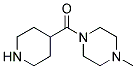 4-(4-METHYLPIPERAZINE-1-CARBONYL)PIPERIDINE- Struktur