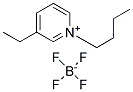 3-ETHYL-N-BUTYLPYRIDINIUM TETRAFLUOROBORATE Struktur