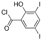3,5-DIIODOSALICYLOYL CHLORIDE Struktur