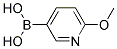 (6-METHOXY-3-PYRIDINYL)-BORONIC ACID Struktur