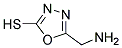 5-(aminomethyl)-1,3,4-oxadiazole-2-thiol Struktur