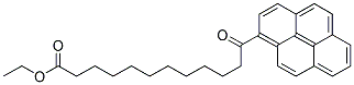 ETHYL 12-OXO-12-(1-PYRENYL)DODECANOATE Struktur