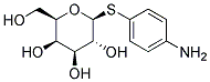 P-AMINOPHENYL B-D-THIOGALACTOPYRANOSIDE Struktur