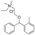 ETHYLDIMETHYL [2-(2-METHYLBENZHYDRYLOXY)ETHYL]AMMONIUM CHLORIDE Struktur