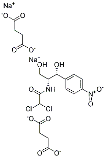 CHLORAMPHENICOL DISODIUM DISUCCINATE Struktur