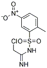 N1-(2-CHLOROETHANIMIDOYL)-2-METHYL-5-NITROBENZENE-1-SULFONAMIDE,TECH Struktur