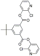 DI(2-CHLORO-3-PYRIDYL) 5-(TERT-BUTYL)ISOPHTHALATE, TECH Struktur