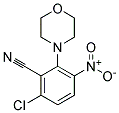 6-CHLORO-2-MORPHOLINO-3-NITROBENZONITRILE, TECH Struktur