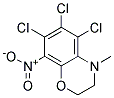 5,6,7-TRICHLORO-4-METHYL-8-NITRO-3,4-DIHYDRO-2H-1,4-BENZOXAZINE, TECH Struktur