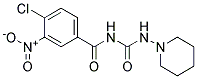 N-(4-CHLORO-3-NITROBENZOYL)-N'-PIPERIDINOUREA, TECH Struktur