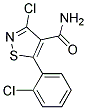 3-CHLORO-5-(2-CHLOROPHENYL)ISOTHIAZOLE-4-CARBOXAMIDE, TECH Struktur