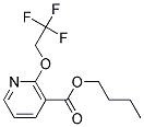 BUTYL 2-(2,2,2-TRIFLUOROETHOXY)NICOTINATE, TECH Struktur