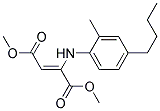 DIMETHYL 2-(4-BUTYL-2-METHYLANILINO)BUT-2-ENEDIOATE, TECH Struktur