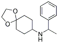 N-(1-PHENYLETHYL)-1,4-DIOXASPIRO[4.5]DECAN-8-YLAMINE Struktur