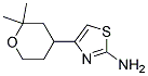 4-(2,2-DIMETHYL-TETRAHYDRO-PYRAN-4-YL)-THIAZOL-2-YLAMINE Struktur