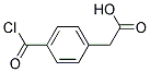 4-CHLOROCARBONYLPHENYLACETATE Struktur