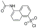 5-ACETYLAMIDO-NAPHTHALENE-1-SULFONYL CHLORIDE Struktur