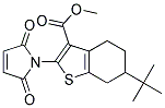 6- TERT -BUTYL-2-(2,5-DIOXO-2,5-DIHYDRO-PYRROL-1-YL)-4,5,6,7-TETRAHYDRO-BENZO[ B ]THIOPHENE-3-CARBOXYLIC ACID METHYL ESTER Struktur