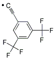 [3 5-BIS(TRIFLUOROMETHYL)PHENYLETHYNYL]& Struktur