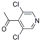 4-ACETYL-3,5-DICHLOROPYRIDINE Struktur