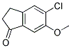 5-CHLORO-6-METHOXY-1-INDANON Struktur