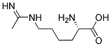 N6-(1-IMINOETHYL)-L-LYSINE Struktur