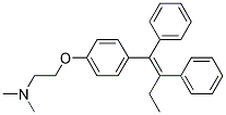 {(E)-2-[4-(1,2-DIPHENYLBUT-1-EN-1-YL)PHENOXY]ETHYL}DIMETHYLAZANE Struktur