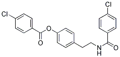 N,O-BIS-(4-CHLOROBENZOYL)TYRAMINE Struktur