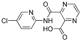 3-(5-CHLOROPYRIDINE-2-CARBAMOYL)-2-PYRAZINECARBOXYLIC ACID Struktur