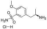 5[(R)-(2-AMINOPROPYL)]-2-METHOXYBENZENESULFONAMIDE HYDROCHLORIDE Struktur