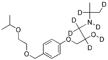 BISOPROLOL-D7 Struktur