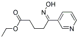 ETHYL 5-HYDROXYIMINO-5-(3-PYRIDYL)-PENTANOATE Struktur