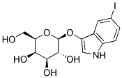 5-IODO-3-INDOLYL-B-D-GALACTOPYRANOSIDE Struktur