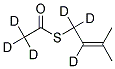 3-METHYL-2-BUTEN-1-YL THIOLACETATE-D6 Struktur