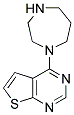 4-HOMOPIPERAZINOTHIENO[2,3-D]PYRIMIDINE Struktur