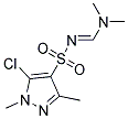 N4-[(DIMETHYLAMINO)METHYLIDENE]-5-CHLORO-1,3-DIMETHYL-1H-PYRAZOLE-4-SULPHONAMIDE Struktur