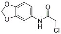 N-(1,3-BENZODIOXOL-5-YL)-2-CHLOROACETAMID Struktur