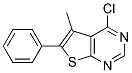 4-CHLORO-5-METHYL-6-PHENYLTHIENO[2,3-D]PYRIMIDIN Struktur