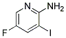 2-AMINO-5-FLUORO-3-IODOPYRIDINE Struktur