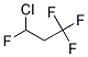 3-CHLORO-1,1,1,3-TETRAFLUOROPROPAN Struktur